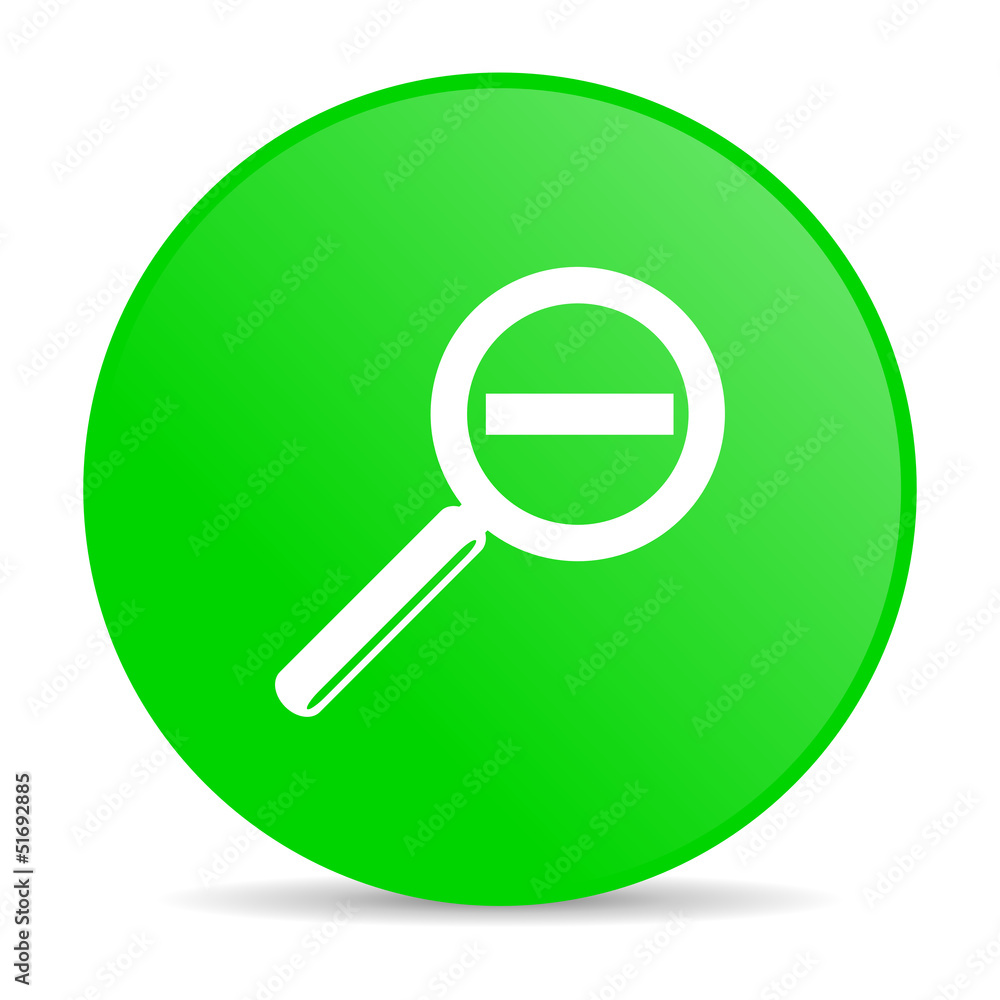 magnification green circle web glossy icon magnification green circle web glossy icon