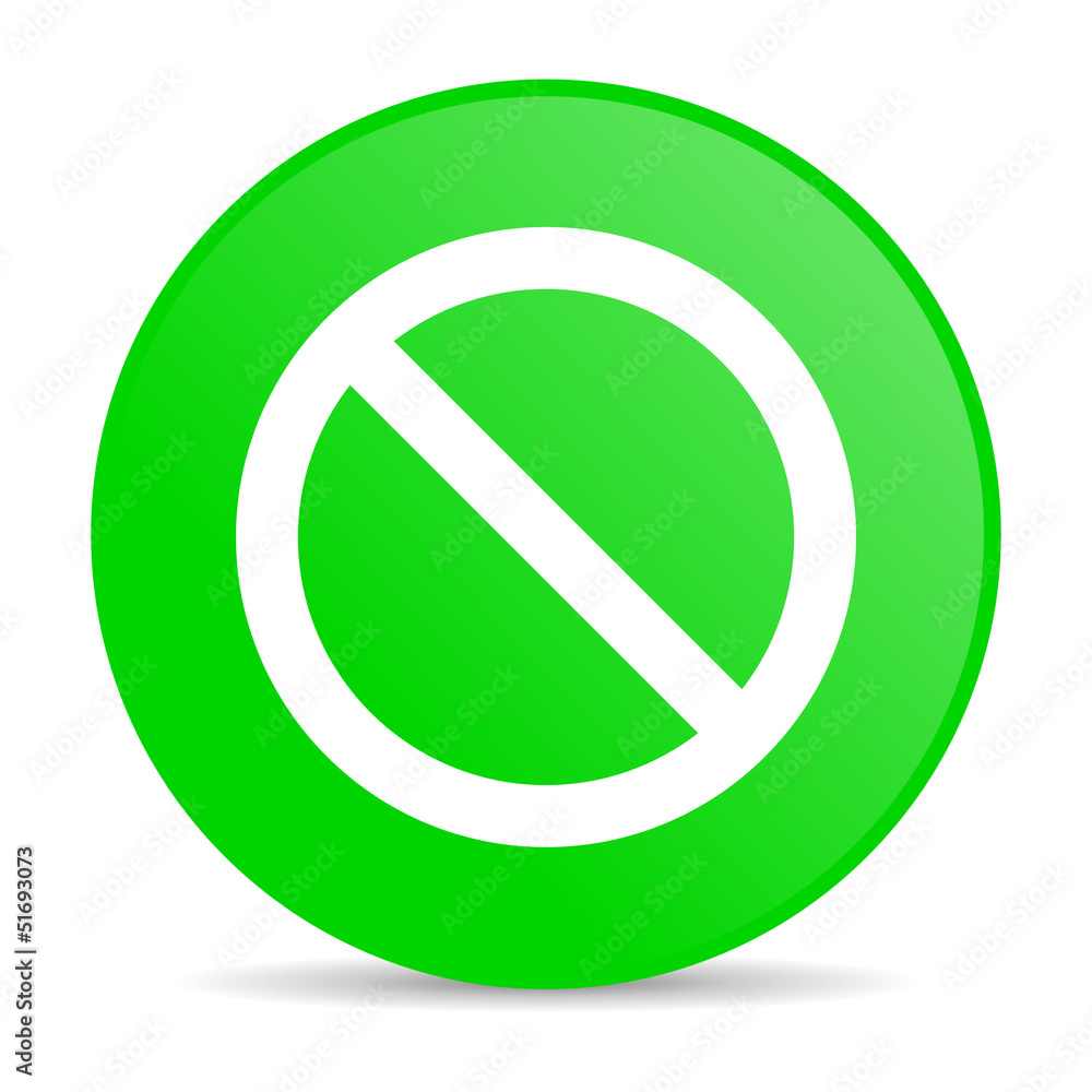 access denied green circle web glossy icon access denied green circle web glossy icon