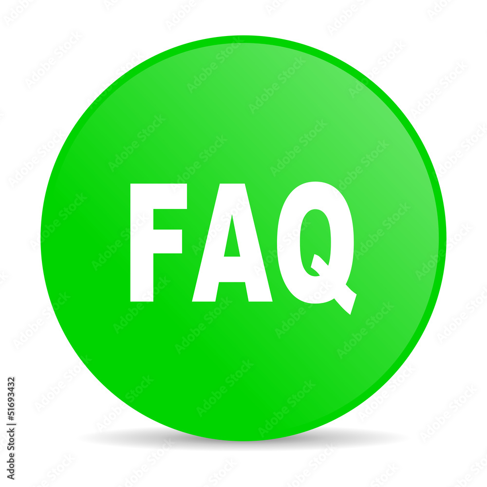 faq green circle web glossy icon faq green circle web glossy icon