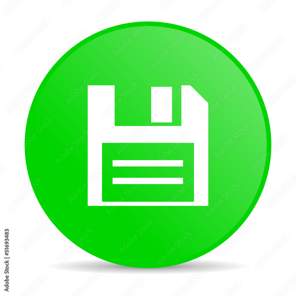 disk green circle web glossy icon disk green circle web glossy icon
