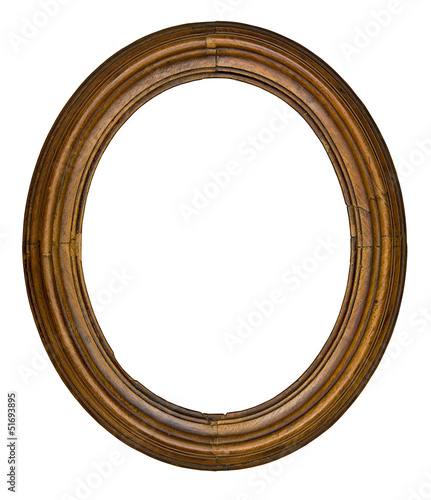 vintage oval frame