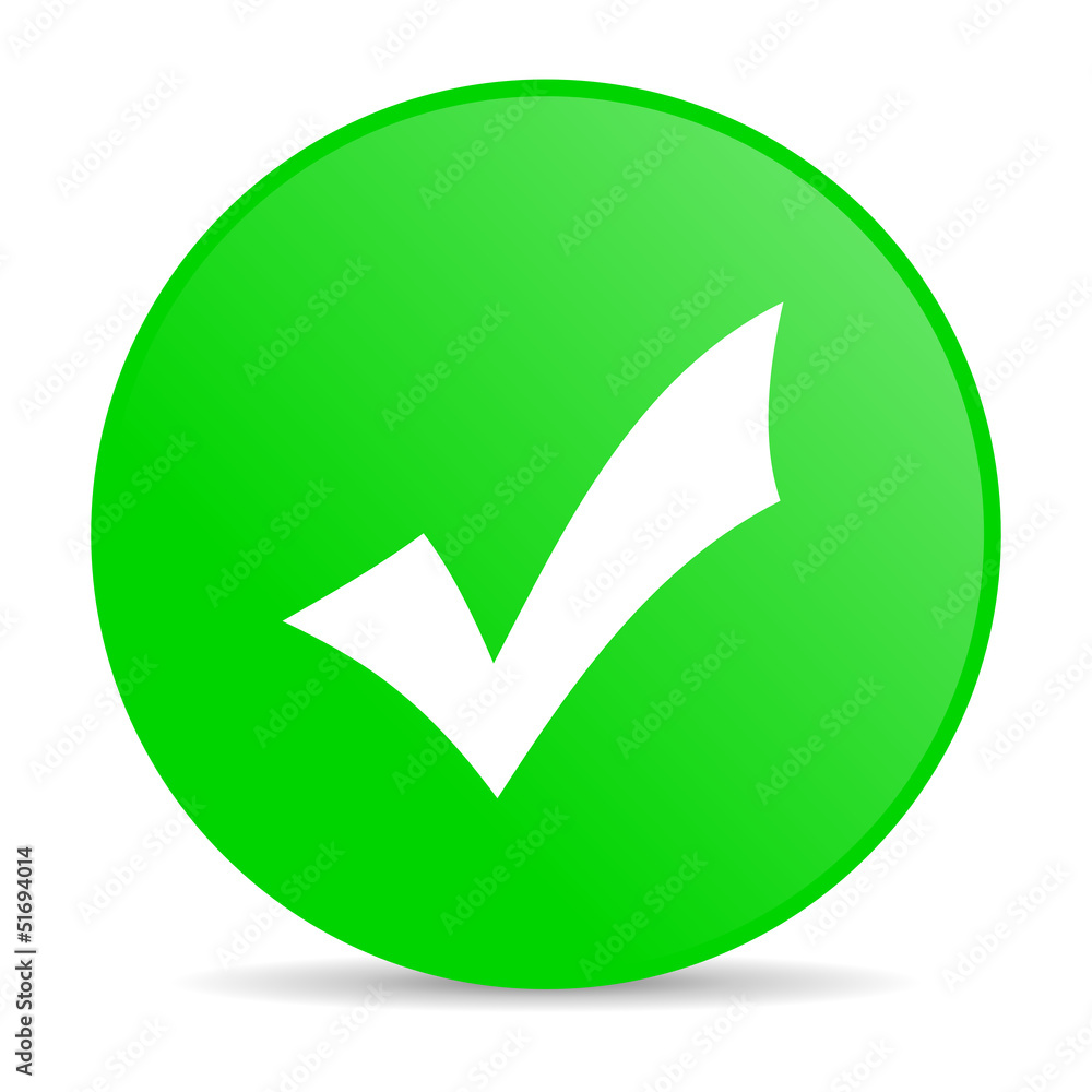 accept green circle web glossy icon accept green circle web glossy icon