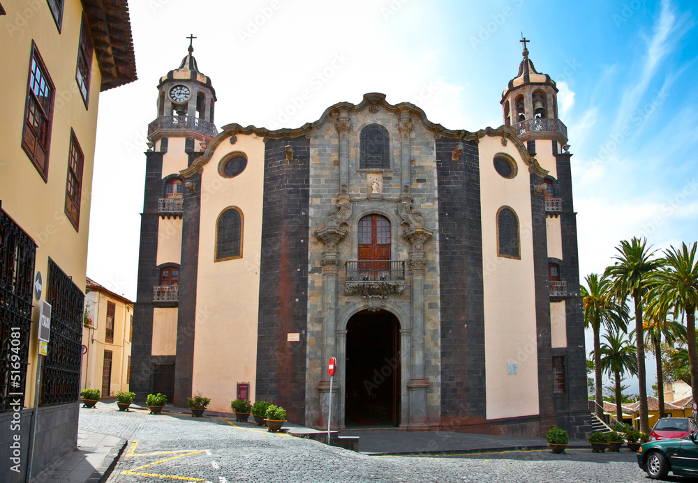 Church Parroquia de La Concepcion in Orotava, Tenerife,  Spain.