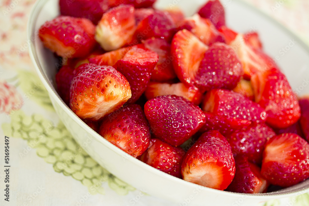 cup of fresh strawberries cup of fresh strawberries
