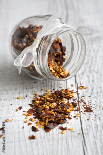 Red pepper flakes photo