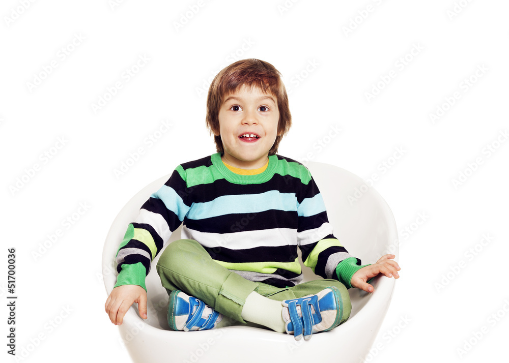 Little boy with a happy face Little boy with a happy face