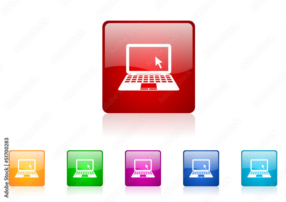 notebook vector glossy web icon set notebook vector glossy web icon set