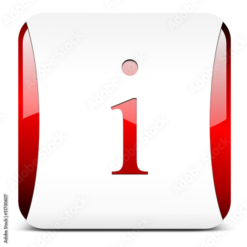i button, rot