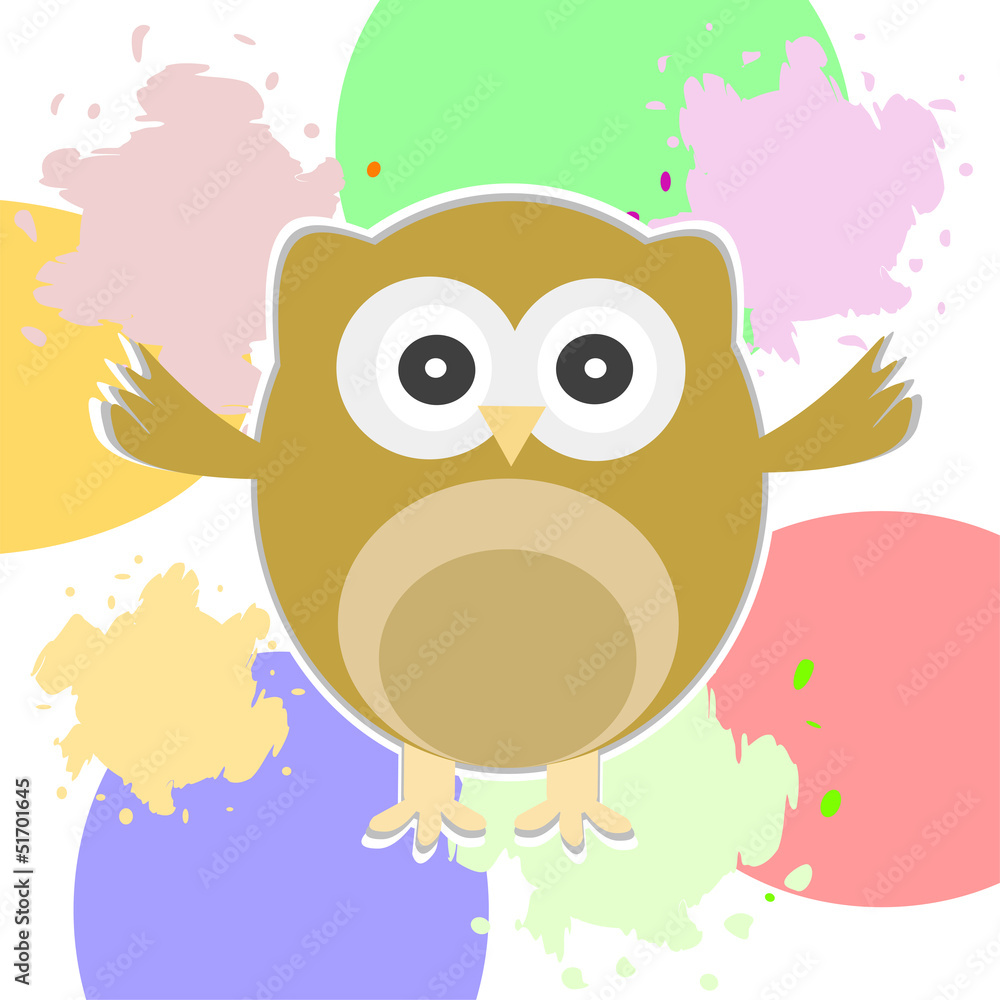 Obraz premium Cute Owl