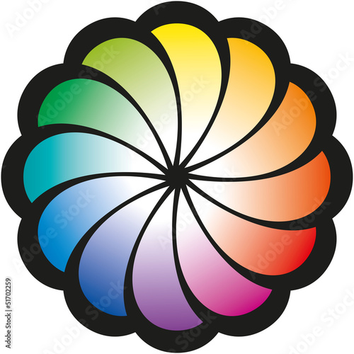 Color Circle Flower (Farbkreis Blume)