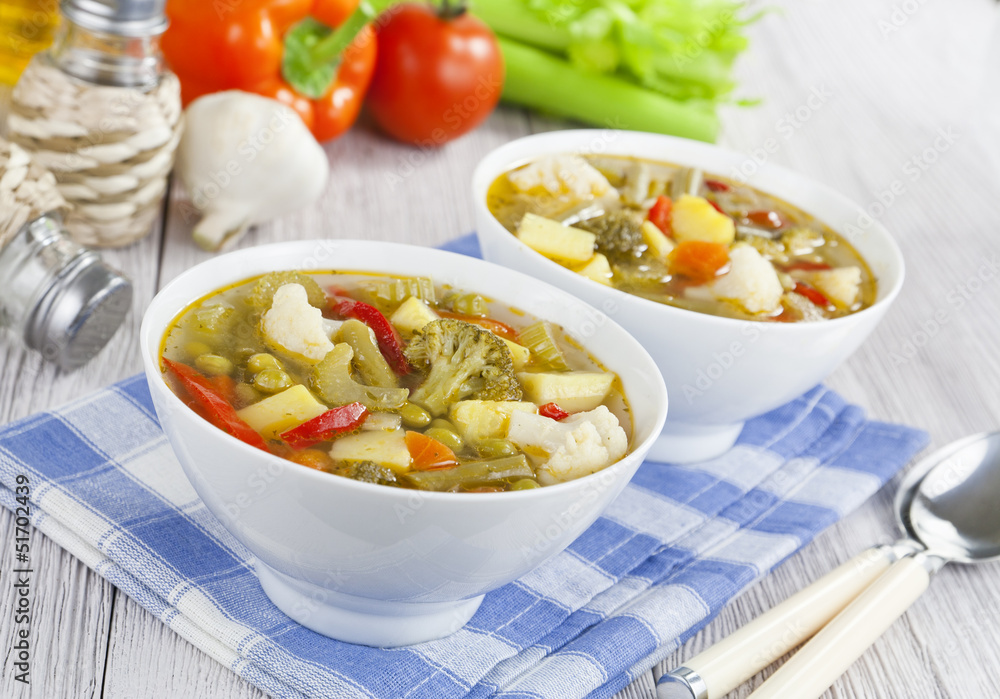 Vegetable soup Vegetable soup