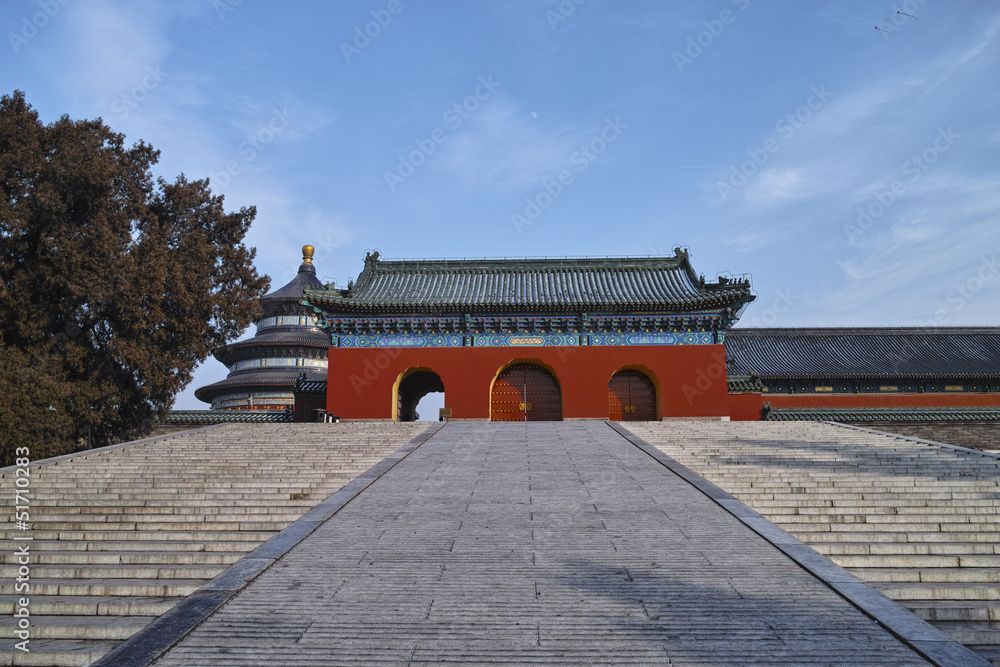 Ancient buildings in Temple of Heaven, Beijing Ancient buildings in Temple of Heaven, Beijing