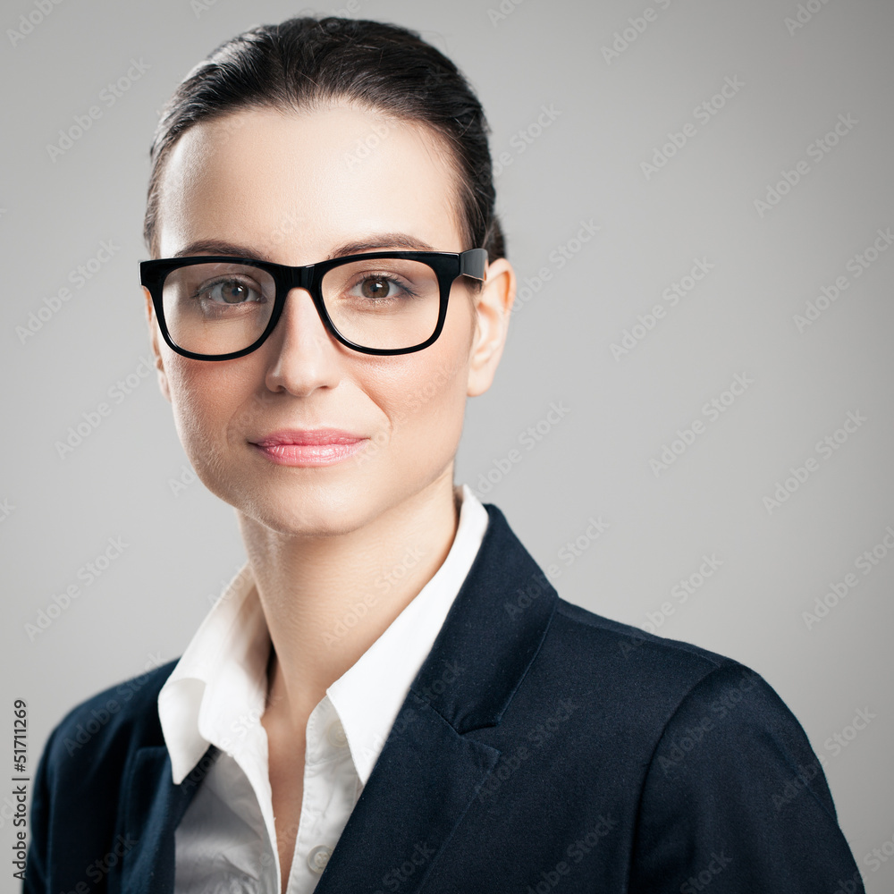 Businesswoman with Glasses