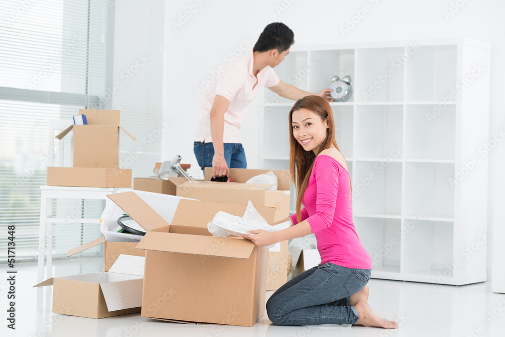 Moving to a new flat Moving to a new flat