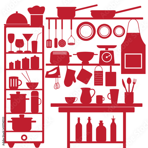 Restaurant and kitchen related symbols