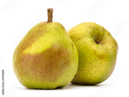 Pears on White