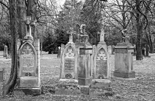 Canvas Print Ondrejsky cemetery, bratislava