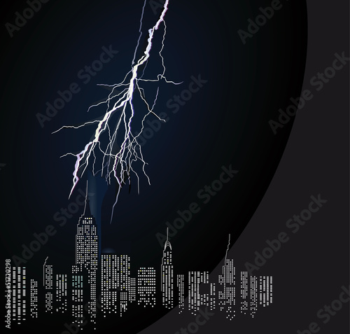 Gewitter in der Großstadt