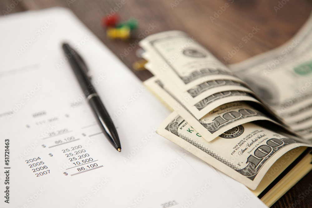 Tax report concept Tax report concept