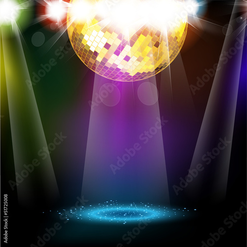 Musical dance party background. flyer or banner.