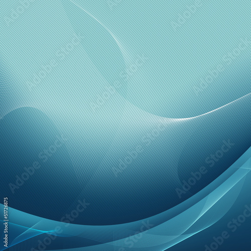 Abstract smooth lines on gradient background.