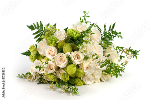 Mazzo di fiori con gonforicarpus photo