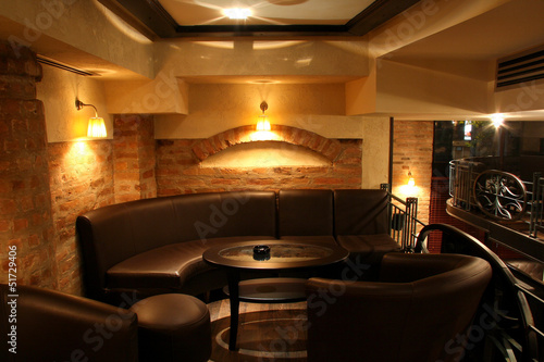 modern cafe interior © poplasen