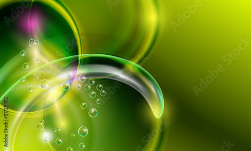 green abstract background