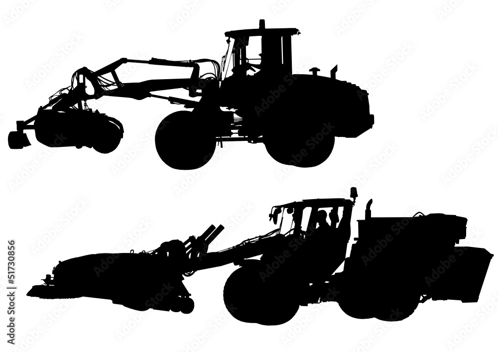 Obraz premium Large tractors