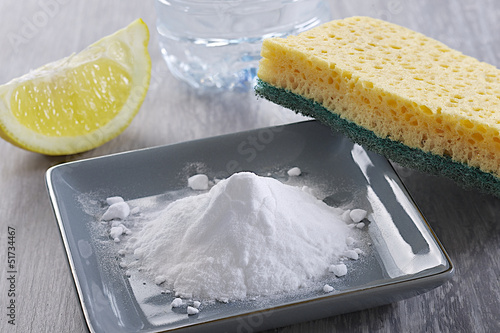 Tableau sur toile Bicarbonate de soude - Mettoyant naturel