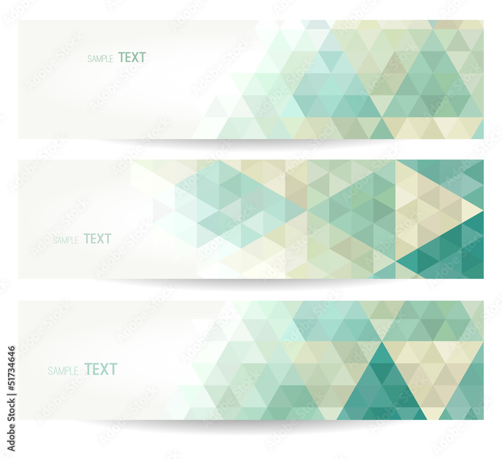 Fototapeta premium abstract banners