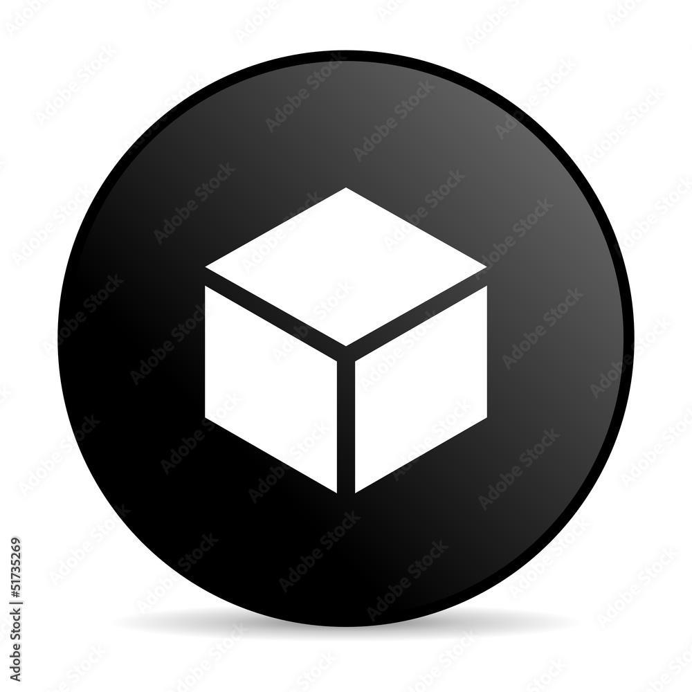 box black circle web glossy icon box black circle web glossy icon