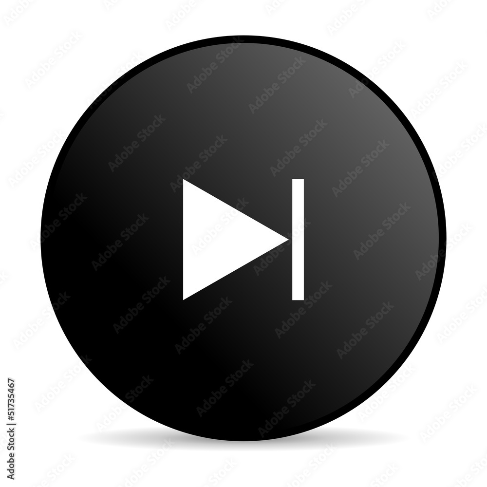next black circle web glossy icon next black circle web glossy icon