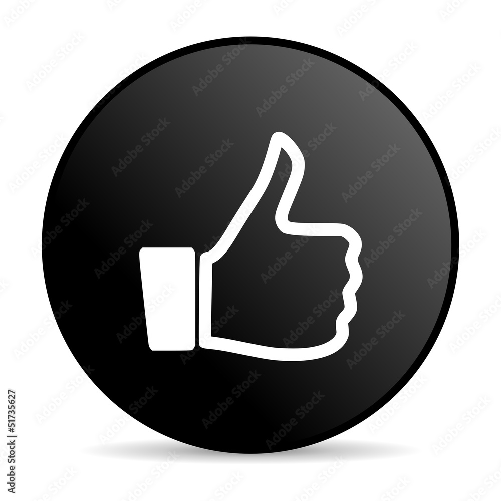 like black circle web glossy icon like black circle web glossy icon