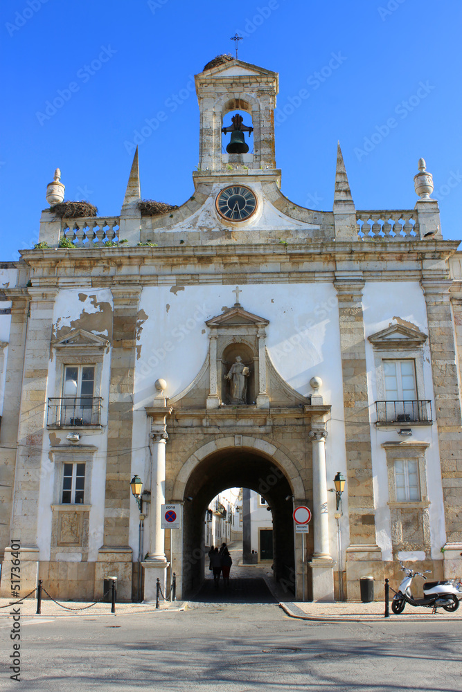 Arc da Vila, Faro, Algarve, Portugal