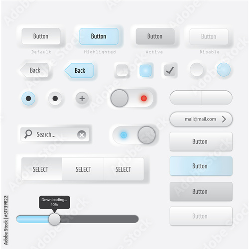 Webdesign UI Elements