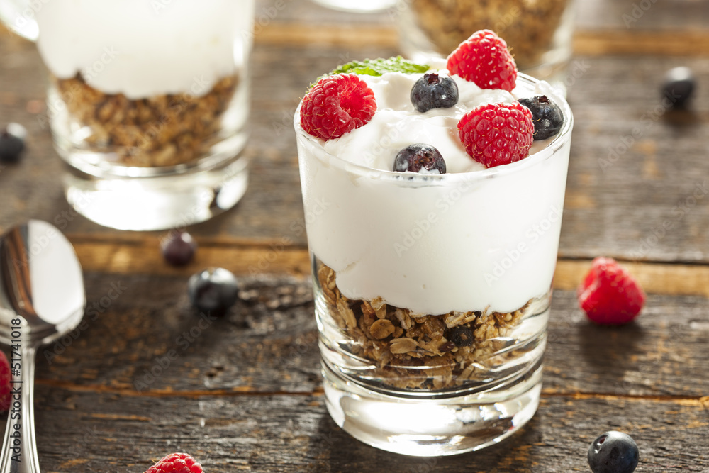 Homemade Organic Fresh Fruit Parfait Homemade Organic Fresh Fruit Parfait