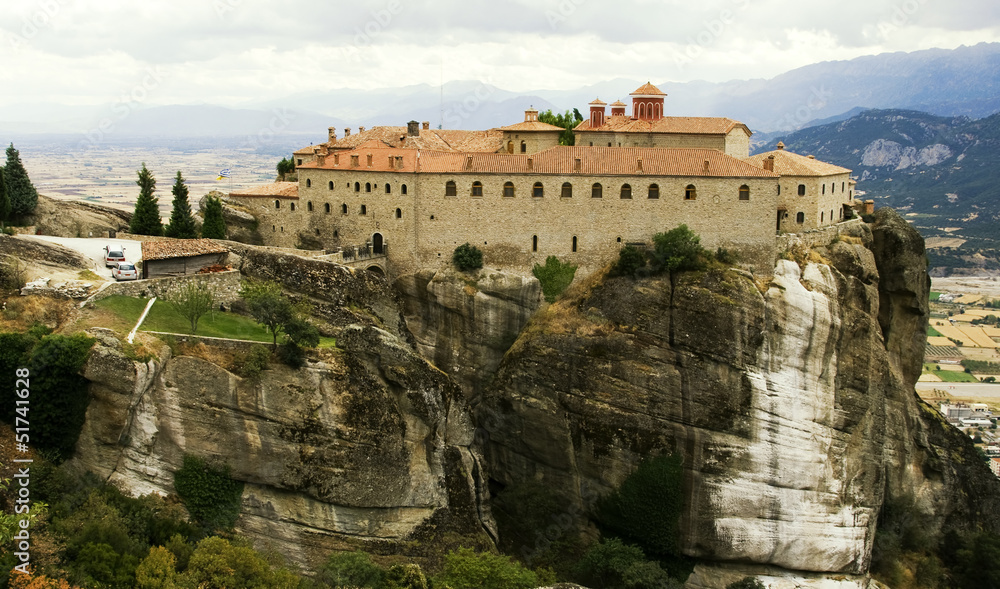 Meteora Monasteries in Trikala region, Greece