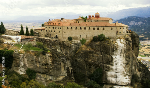 Meteora Monasteries in Trikala region, Greece
