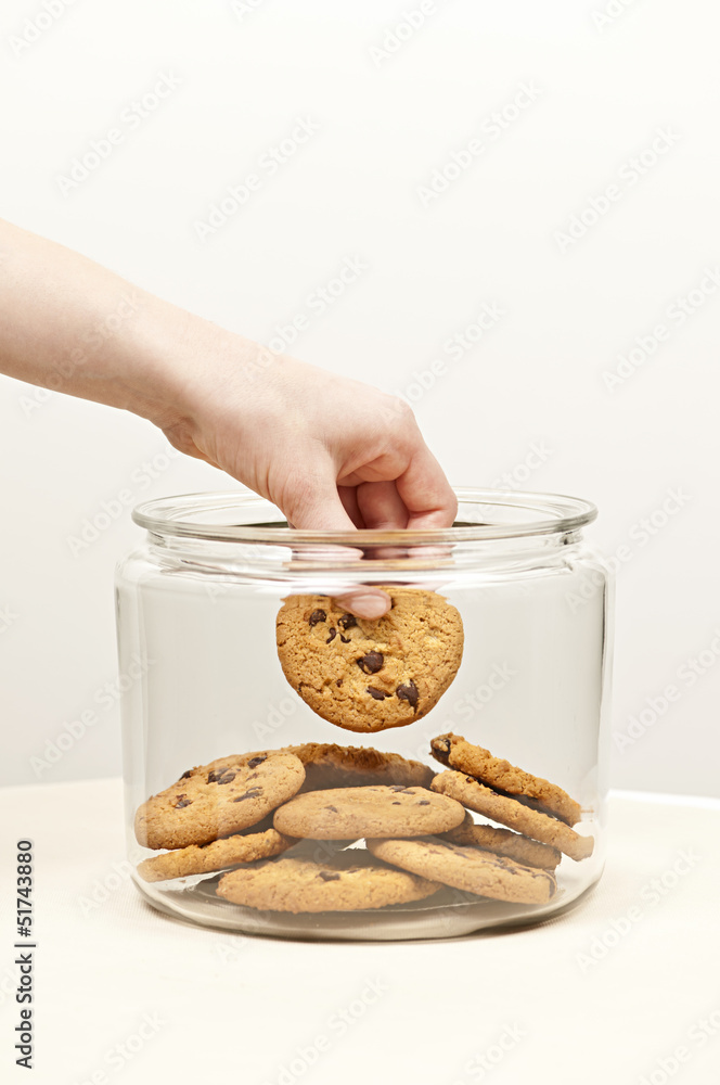 Cookie Thief With Clipping Path Stock Photo - Download Image Now - Cookie  Jar, Cookie, Jar - iStock