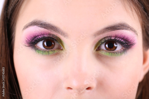 Beautiful female eyes with ...