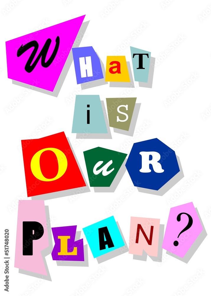 What is our plan? What is our plan?