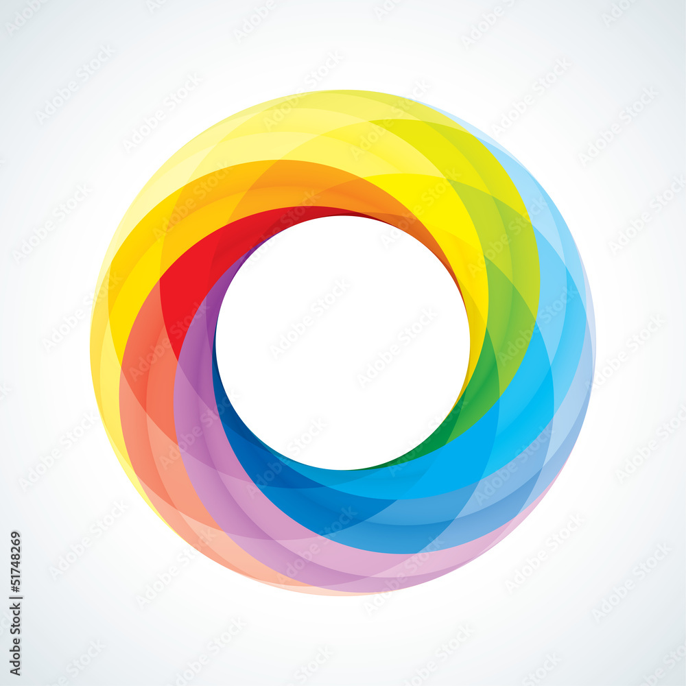 Obraz premium Abstract Infinite loop logo template. Corporate icon. 5 Pieces S