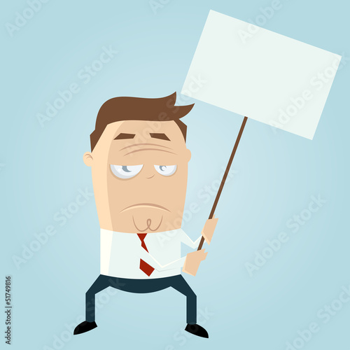 demonstrieren schild streik