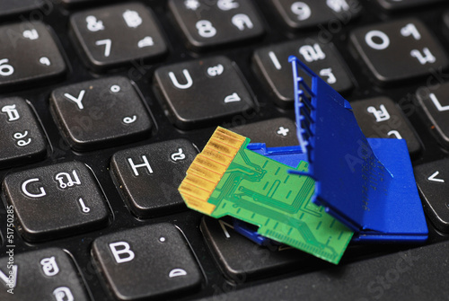 Damage SD card on laptop