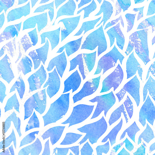 background scales seamless watercolor