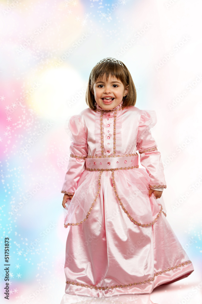 Sweet girl dressed up as princess. Sweet girl dressed up as princess.