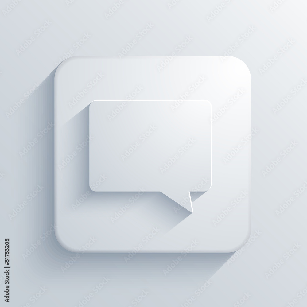 Naklejka premium Vector light square icon. Eps10