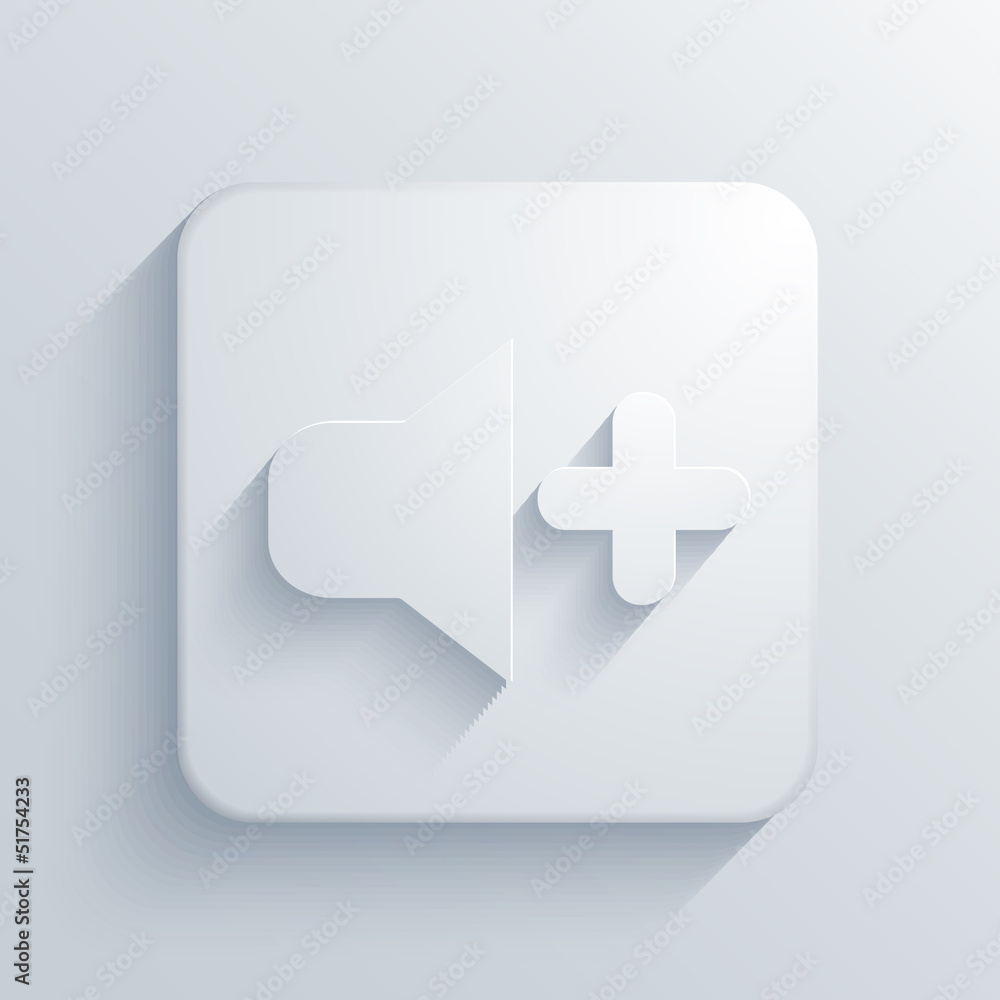 Obraz premium Vector light square icon. Eps10