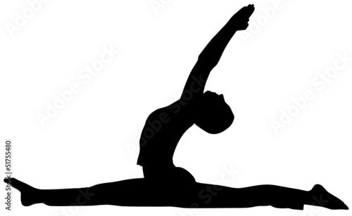 Yoga - Halbmond und Spagat (Anjaneyasana)
